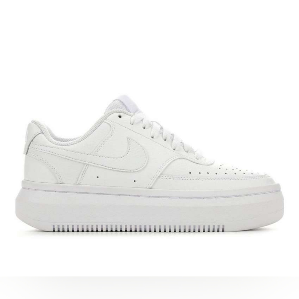 Nike Court Vision Alta Leather PLATFORM sneakers WHITE